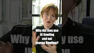 JK Rowling on why it's not Joanne Rowling on the cover of Harry Potter Books #harrypotter #jkrowling