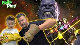 GUANTELETE THANOS HASBRO VS ALIEXPRESS