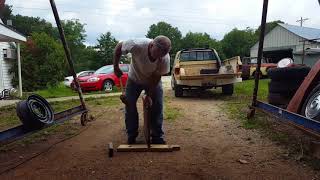 How to make an old crooked tailgate straight.