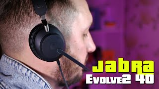 Обзор Jabra Evolve2 40 — профессиональная гарнитура с отличной шумоизоляцией и звуком