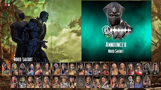 MK1 Noob Saibot Announcer Voice