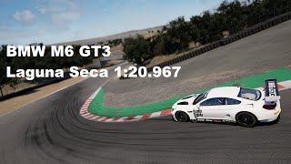 Assetto Corsa Competizione - BMW M6 GT3 Laguna Seca Hotlap 1:20.967 + Setup