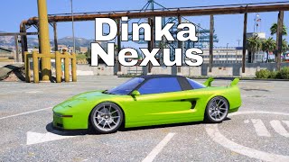 GTA 5 LORE CARS - DINKA NEXUS CUSTOMIZATION (ACURA NSX)