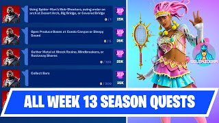 Fortnite All Week 13 Season Quests Guide - Chapter 3 Season 1