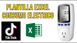 Plantilla Excel Costos de Consumo Electrico TIKTOK