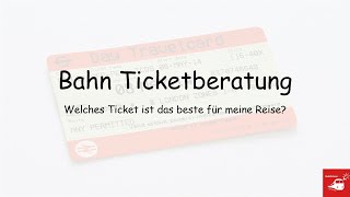 Bahnfahren auf Schlau Ticketfinder - Welches Ticket ist das Beste für meine Fahrt mit der Bahn?