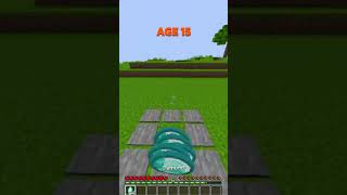 Minecraft How To Escape Extreme Crazy Traps At Different Ages😉(INSANE)😍 #minecraft #shorts