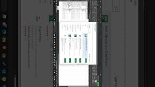 Mini Calendar in Excel #microsoft #excel #calendar #date #shortsvideo  #time #asmr #shortsvideo