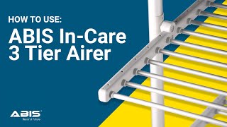 How to use ABIS In-Care 3 Tier Airer || Electric Clothes Heated Airer - As Seen on TV