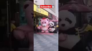 panda fighting