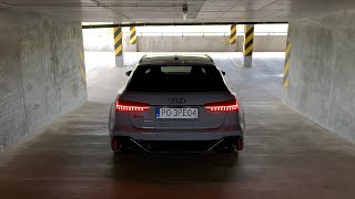 Audi RS6 Avant C8 Light Show / OLED dynamic rear lights and Matrix LED headlights / ambient light