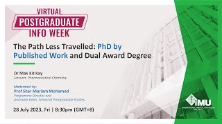 The Path Less Travelled: PhD by Published Work and Dual Award Degree