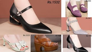 2024 Trendy Footwear Collection : Sandal Shoes Slippers Chappals & Heels footwear