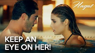 Murat entered the pool with Hayat! | Hayat