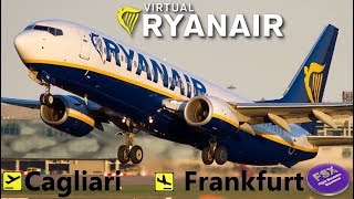 Boeing 737-800 Ryanair Virtual  | Cagliari ✈ Frankfurt Hahn