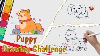 Puppy Drawing Challenge: Me vs. My Ladybird!