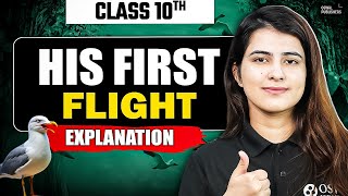 His First Flight Class 10 Explanation | Two Stories about Flying Class 10 English | Gurukul By Oswal