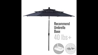 How to Change the Hook of the 3-layer Patio Umbrella?