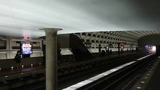 Washington Metro action at Crystal City station