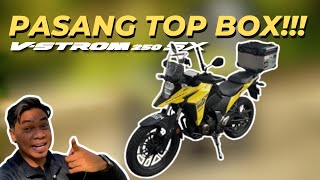 PASANG BOX ALUMINIUM 55L DEKAT VSTROM 250 SX | TERPALING TOURING!