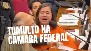 TUMULTO NA CÂMARA FEDERAL