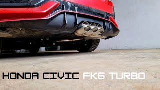 HONDA CIVIC FK6 1L TURBO ACTIVE SPORTS EEXHAUST SYSTEM | WICKEDEP RACING