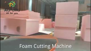 Horizontal Circle Foam Cutting machin