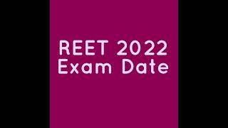 REET 2022 Exam Date