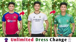 Dress Change Photo Editing | How to Change Clothes in Photo with AI |Unlimited Dress Change |