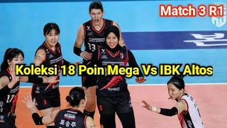 Koleksi 18 Poin Megawati Vs IBK. Red Sparks Vs IBK Altos Match 3 Round 1