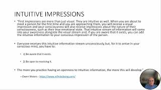 INTUITIVE IMPRESSIONS