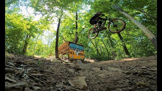 Powder Ridge Bike Park Eagle's Landing drop