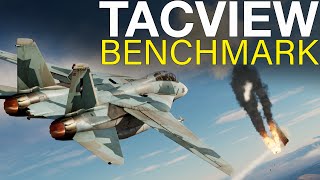 DCS World Performance TACVIEW Benchmarking | GAIN 20 FPS!