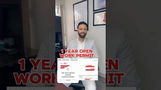 1 year open WP #workpermitvisa #workvisa #indiatocanada #india #punjabisincanada #punjabi