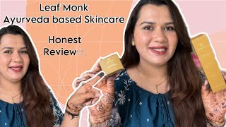 Leaf Monk Ubtan Cleanser & Face Balm Review || Honest Review || Ecocert Brand || Glorysbyriya