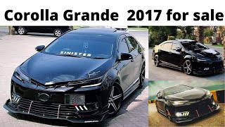 Toyota Corolla Grande 2017 fully modified for sale