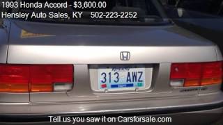 1993 Honda Accord EX 4dr Sedan for sale in Frankfort, KY 406