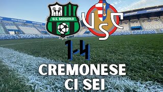 CREMONESE STENDE IL SASSUOLO! 1-4! POST PARTITA SERIE B! CREMONESE-SASSUOLO!