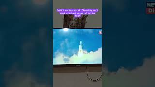 India launches historic Chandrayaan-3 mission to land spacecraft on the moon #chandrayan3 #moon