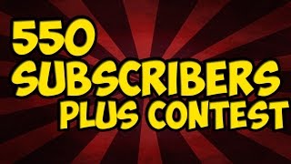 Channel Update | 550 Subscribers goal met | New giveaway