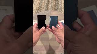 Spigen wallet S , The Ridge Aluminum wallet. Quick comparison.