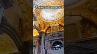 St. Peter’s Basilica in Vatican #fun #travel #art #history #shorts #life #beautiful #lifestyle #rome