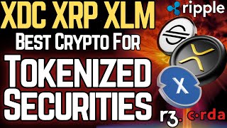 Tokenized SECURITIES are COMING on XDC, XRP, and XLM (HSBC News)