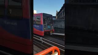 X2 B90/B92 stock DLR trains at Greenwich DLR - TransportStuff Shorts