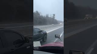 Road and Snow. #usa #semitruck #road #truck