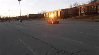 Driving a stick shift Porsche Boxster