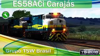 Trem Carajás  29000 HP + 240 Vagões  Versão Reloaded TS2018