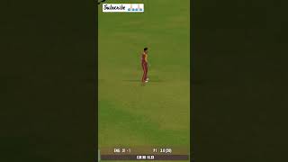 😱 What a boundary line catch in real cricket 22 #shorts #rc22gameplay