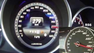 Car Speed Test New Mercedes E 63 AMG S 4 Matic VS Audi RS6  Acceleration