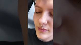 #piercings  Обучающий процесс работа только иглами никаких пистолетов